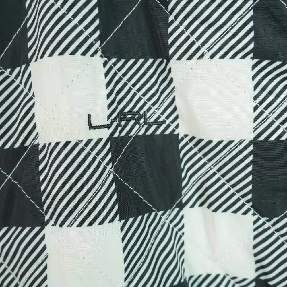 Ralph Lauren Active Large Hoodie Full Zip Jacket Plaid Preppy Heritage Classic - Picture 2 of 5